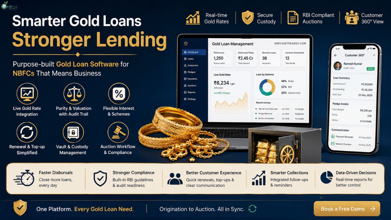 Smarter Gold Loan Management Software for Stronger Lending Operation Smarter Gold Loan Management Software for Stronger Lending Operation