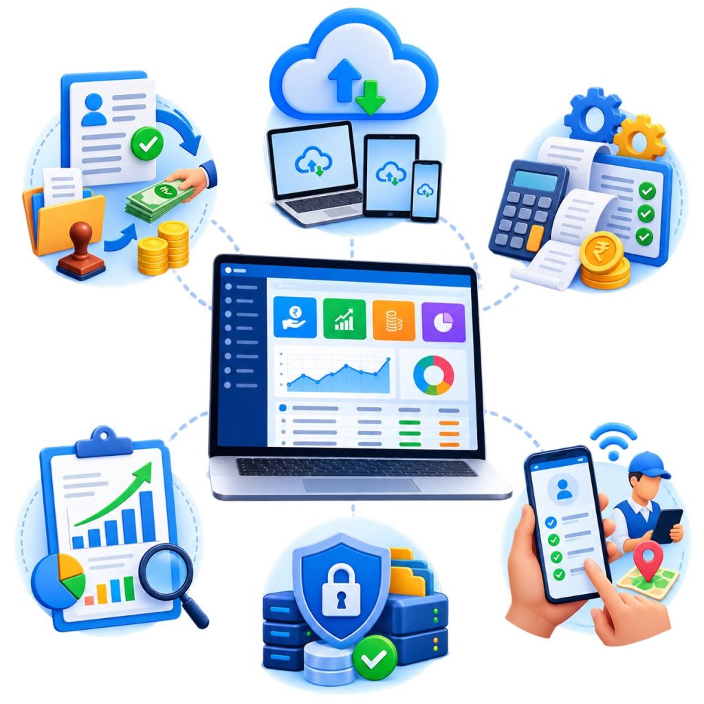 cloud nbfc software delhi